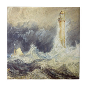 William Turner - Bell Rock Leuchtturm Fliese