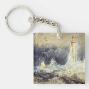 William Turner - Bell Rock Leuchtturm Schlüsselanhänger