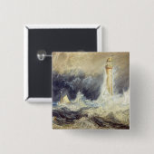 William Turner - Bell Rock Lighthouse Button (Vorne & Hinten)
