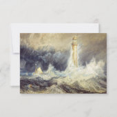 William Turner - Bell Rock Lighthouse Dankeskarte (Vorderseite)