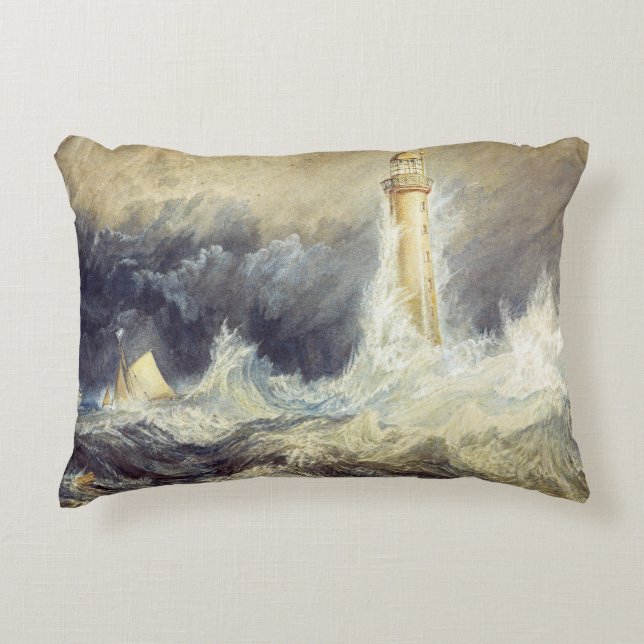 William Turner - Bell Rock Lighthouse Dekokissen (Vorderseite)