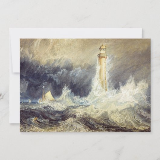 William Turner - Bell Rock Lighthouse Einladung (Vorderseite)