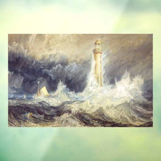 William Turner - Bell Rock Lighthouse Fensteraufkleber (Blatt 3)