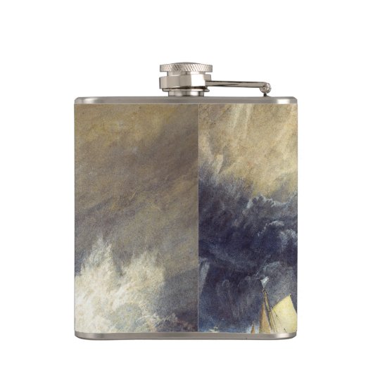 William Turner - Bell Rock Lighthouse Flachmann (Rückseite)