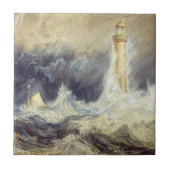 William Turner - Bell Rock Lighthouse Fliese (Vorderseite)
