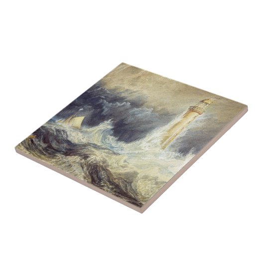 William Turner - Bell Rock Lighthouse Fliese (Seite)