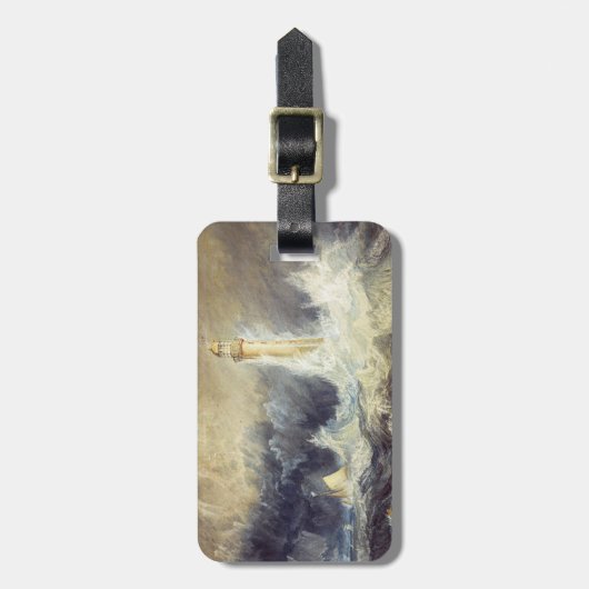 William Turner - Bell Rock Lighthouse Gepäckanhänger (Vorderseite vertikal)