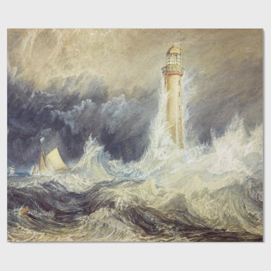 William Turner - Bell Rock Lighthouse Geschenkpapier (Flach)