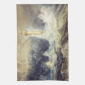 William Turner - Bell Rock Lighthouse Geschirrtuch (Vertikal)