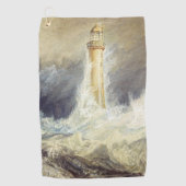 William Turner - Bell Rock Lighthouse Golfhandtuch (Vorderseite)