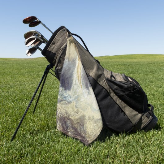 William Turner - Bell Rock Lighthouse Golfhandtuch (Gras)