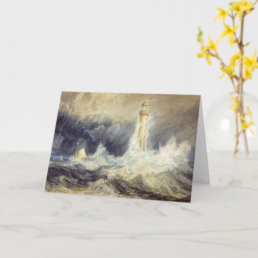 William Turner - Bell Rock Lighthouse Karte (Gelbe Blume)
