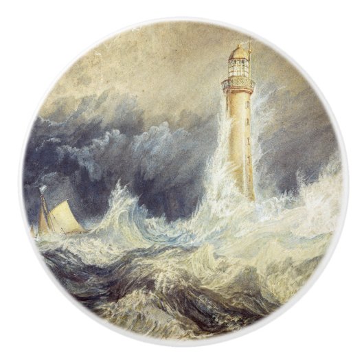 William Turner - Bell Rock Lighthouse Keramikknauf (Vorderseite)