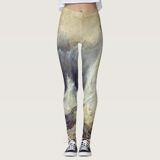 William Turner - Bell Rock Lighthouse Leggings (Vorderseite)