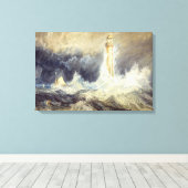 William Turner - Bell Rock Lighthouse Leinwanddruck (Insitu (Holzboden))