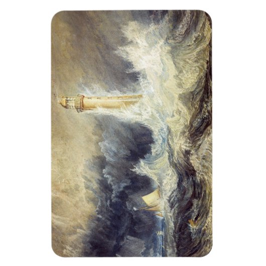 William Turner - Bell Rock Lighthouse Magnet (Vertikal)