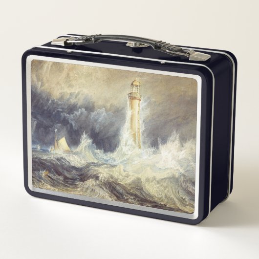 William Turner - Bell Rock Lighthouse Metall Brotdose (Rückseite)