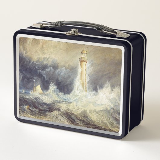 William Turner - Bell Rock Lighthouse Metall Brotdose (Vorderseite)