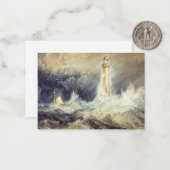 William Turner - Bell Rock Lighthouse Mitteilungskarte (Vorderseite/Rückseite Beispiel)