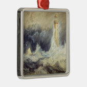 William Turner - Bell Rock Lighthouse Ornament Aus Metall (Rechts)