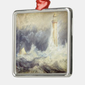 William Turner - Bell Rock Lighthouse Ornament Aus Metall (Links)