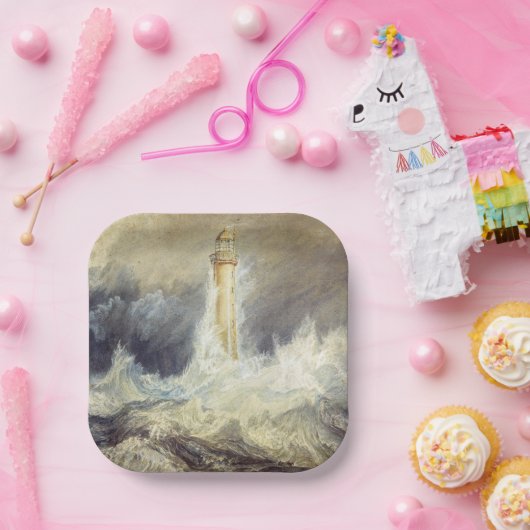 William Turner - Bell Rock Lighthouse Pappteller (Party)
