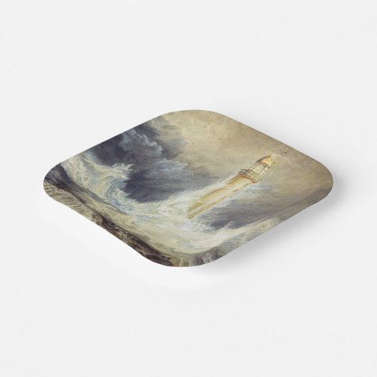 William Turner - Bell Rock Lighthouse Pappteller (Gewinkelt)