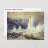 William Turner - Bell Rock Lighthouse Postkarte (Vorne/Hinten)