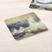 William Turner - Bell Rock Lighthouse Rechteckiger Pappuntersetzer (angewinkelt)