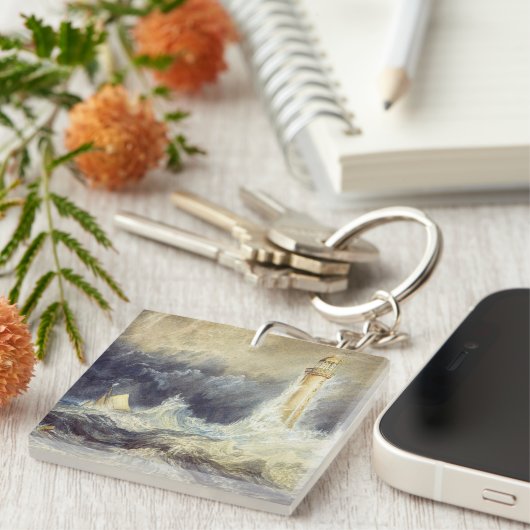 William Turner - Bell Rock Lighthouse Schlüsselanhänger (Vorderseite rechts)