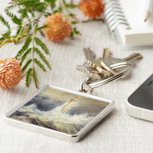 William Turner - Bell Rock Lighthouse Schlüsselanhänger (Seite)