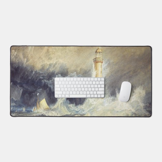 William Turner - Bell Rock Lighthouse Schreibtischunterlage (Tastatur & Maus)