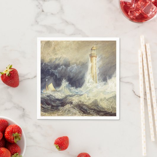 William Turner - Bell Rock Lighthouse Serviette (Beispiel)