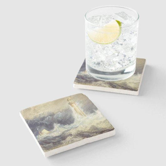 William Turner - Bell Rock Lighthouse Steinuntersetzer (Seitenansicht)