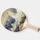 William Turner - Bell Rock Lighthouse Tischtennis Schläger (Seitenansicht)