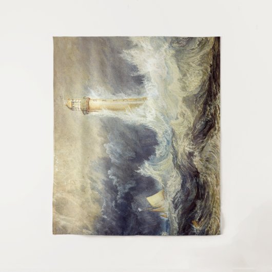 William Turner - Bell Rock Lighthouse Wandteppich (Vorderseite)