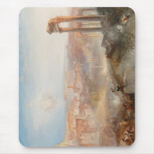 William Turner British - Modernes Rom-Campo Vaccin Mousepad (Vorne)