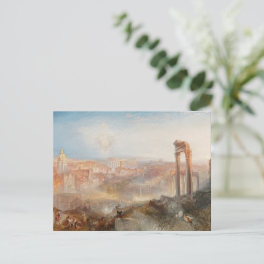 William Turner British - Modernes Rom-Campo Vaccin Postkarte (Stehend Vorderseite)