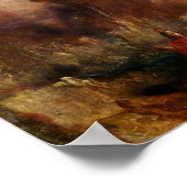 William Turner - Der Besuch des Grabes Poster (Ecke)