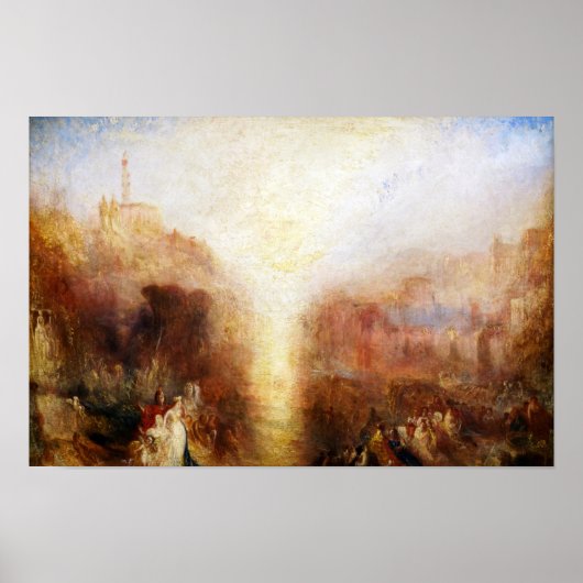 William Turner - Der Besuch des Grabes Poster (Vorne)