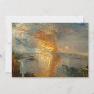 William Turner - Der Brand des Parlaments Dankeskarte
