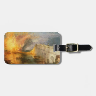 William Turner - Der Brand des Parlaments Gepäckanhänger