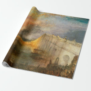 William Turner - Der Brand des Parlaments Geschenkpapier