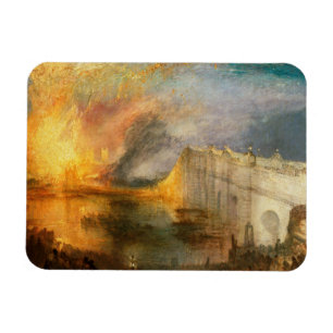William Turner - Der Brand des Parlaments Magnet