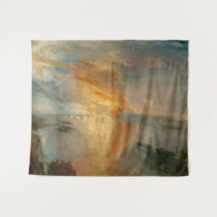 William Turner - Der Brand des Parlaments Wandteppich