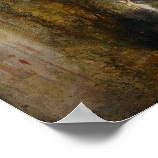 William Turner - Der goldene Teig Poster (Ecke)