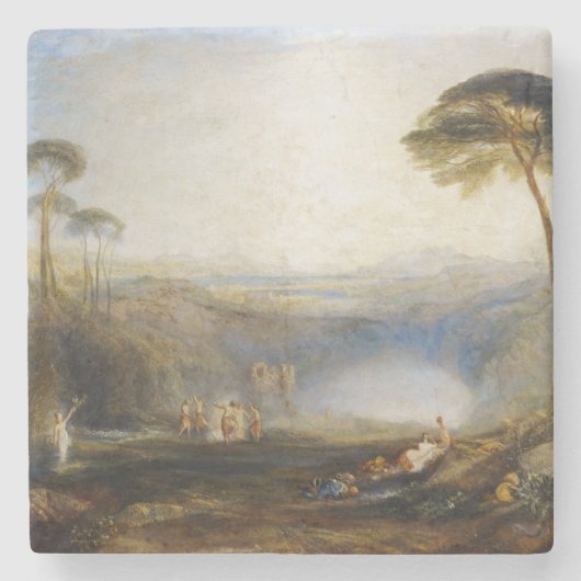 William Turner - Der goldene Teig Steinuntersetzer (Vorderseite)