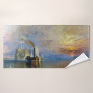 William Turner - Der Kampftemeraire Badhandtuch Set
