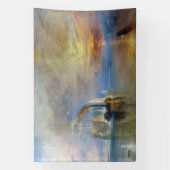 William Turner - Der Kampftemeraire Banner (Vertikal)