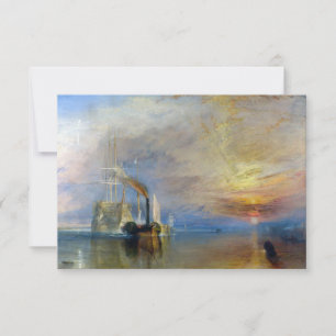 William Turner - Der Kampftemeraire Dankeskarte